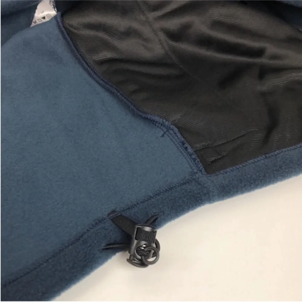 Woolrich Jacket Blue Fleece Full Zip Long Sleeves Men’s Size Large